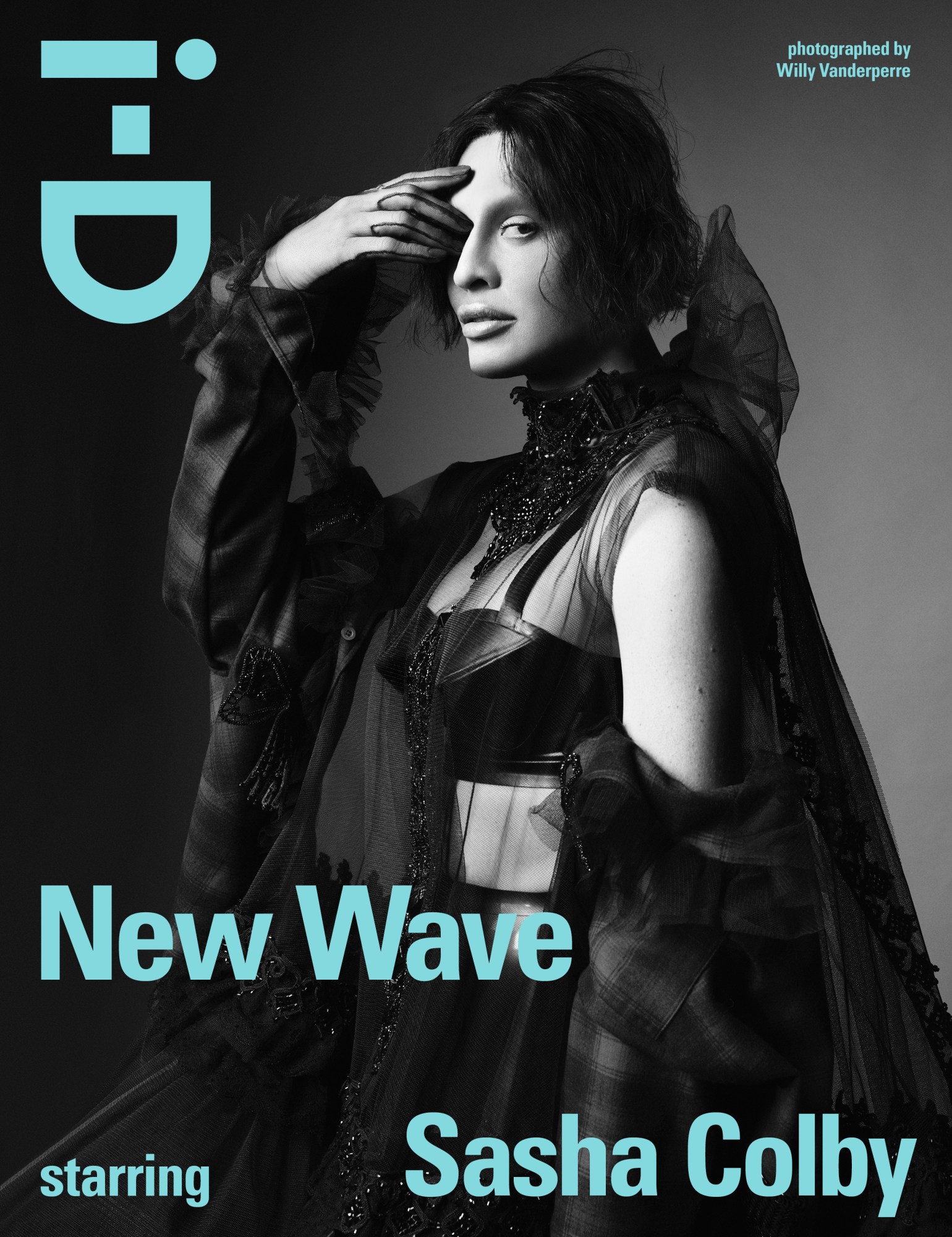 Sasha Colby photographed by Willy Vanderperre on the cover of i-D’s The New Wave Issue, no. 373, Autumn 2023