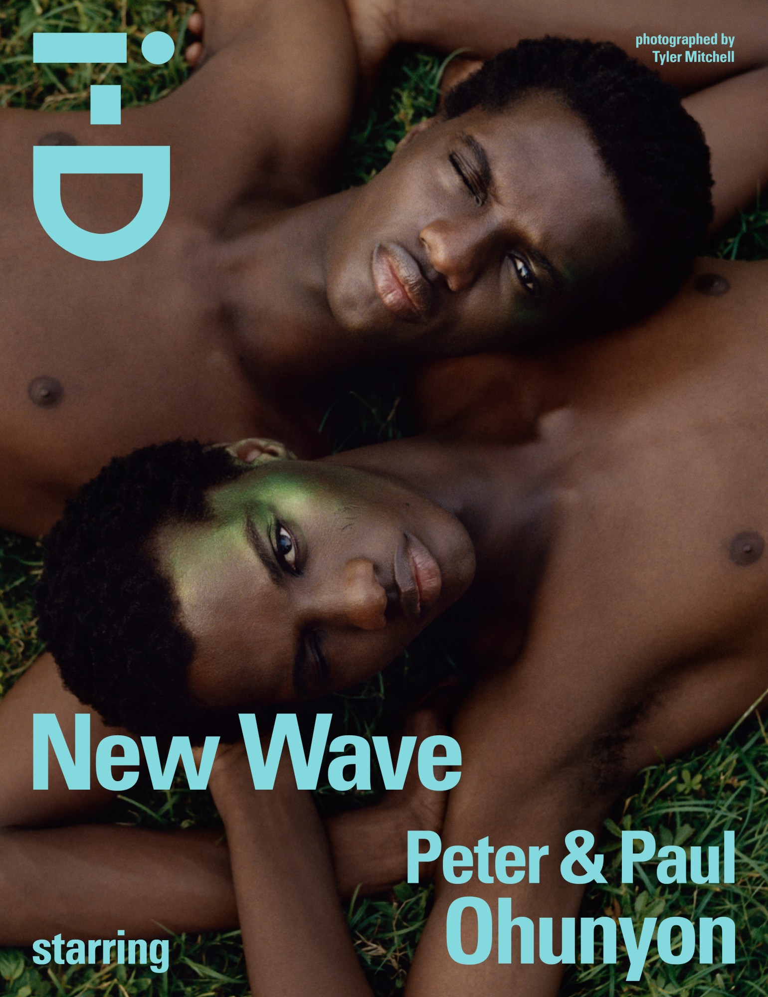 Models Peter Ohunyon and Paul Ohunyon photographed by Tyler Mitchell on the cover of i-D’s The New Wave Issue, no. 373, Fall/Winter 2023