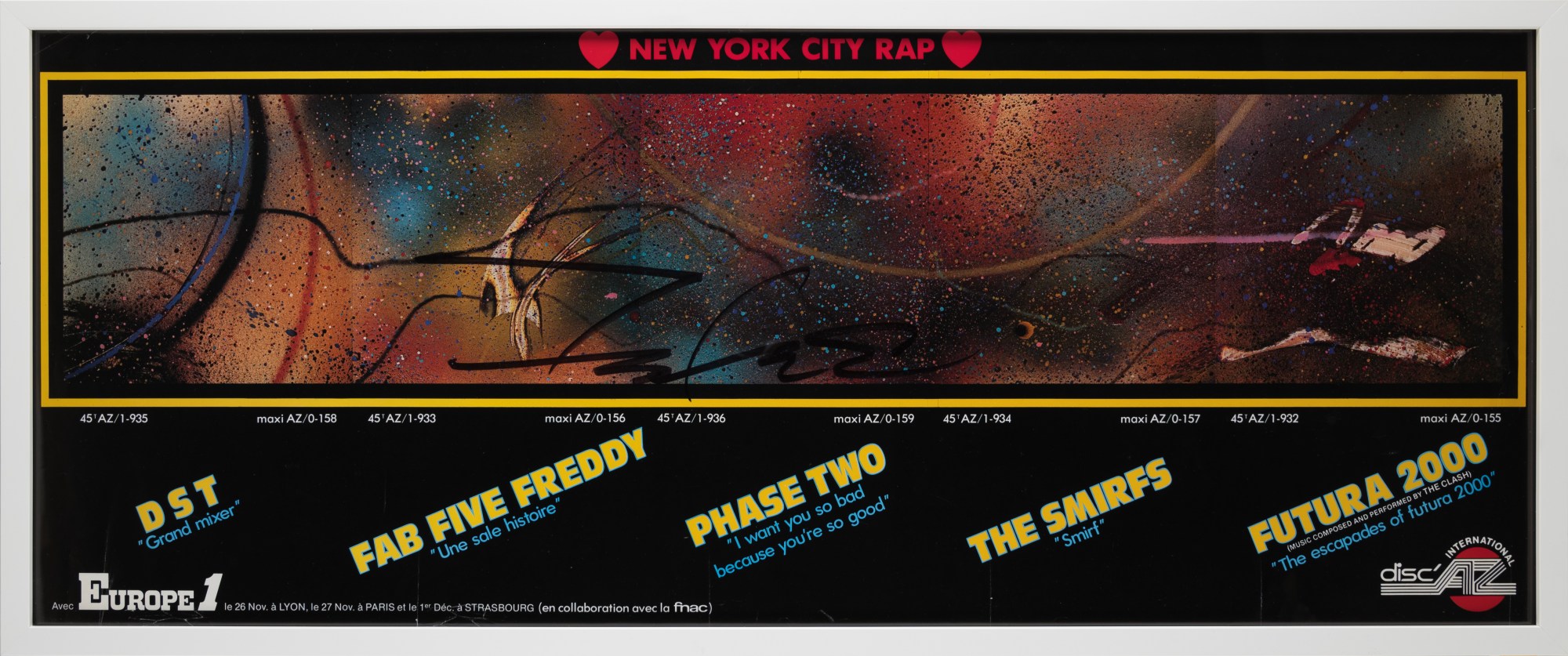 new york city rap poster by artist futura