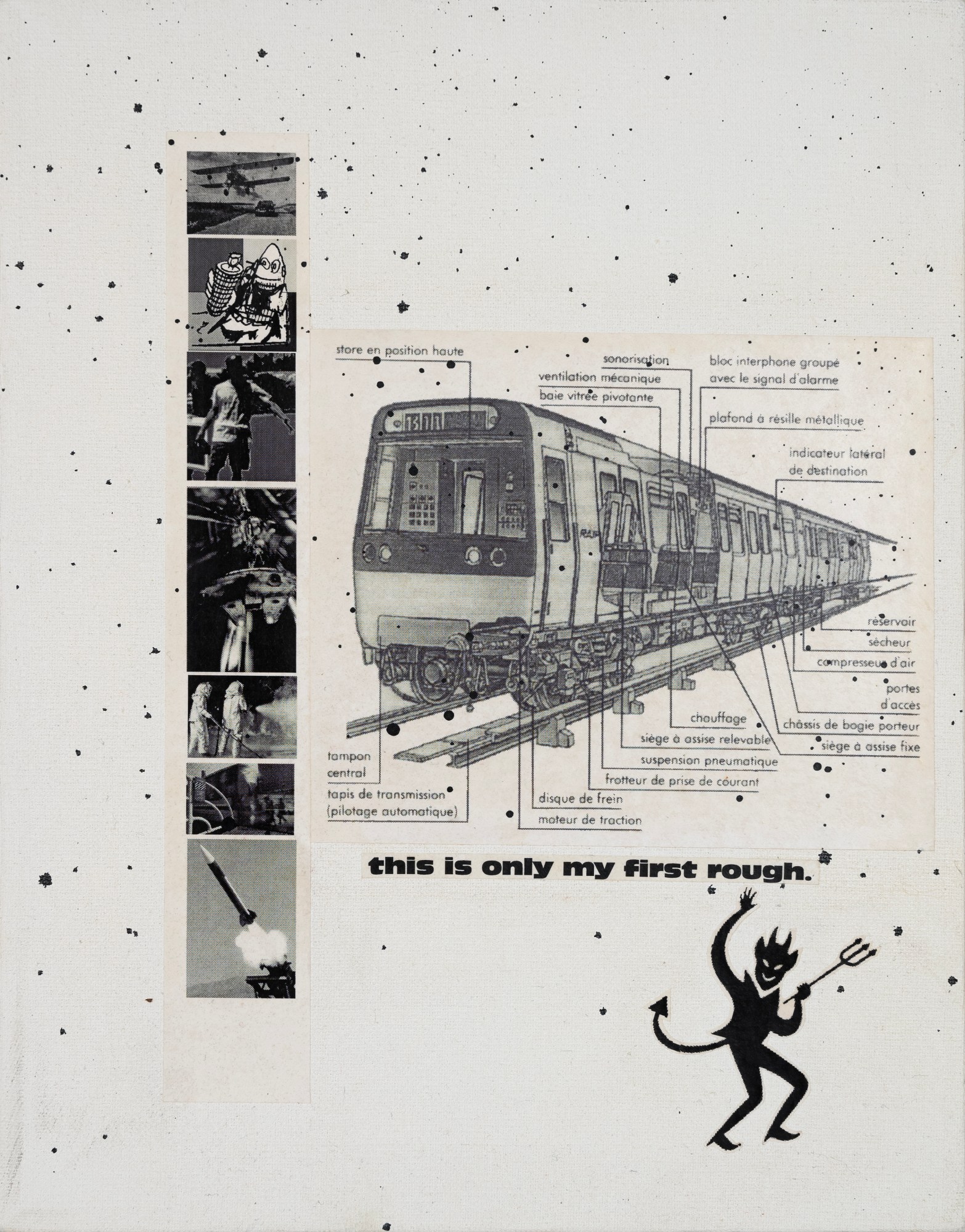 diagram of a train by artist futura