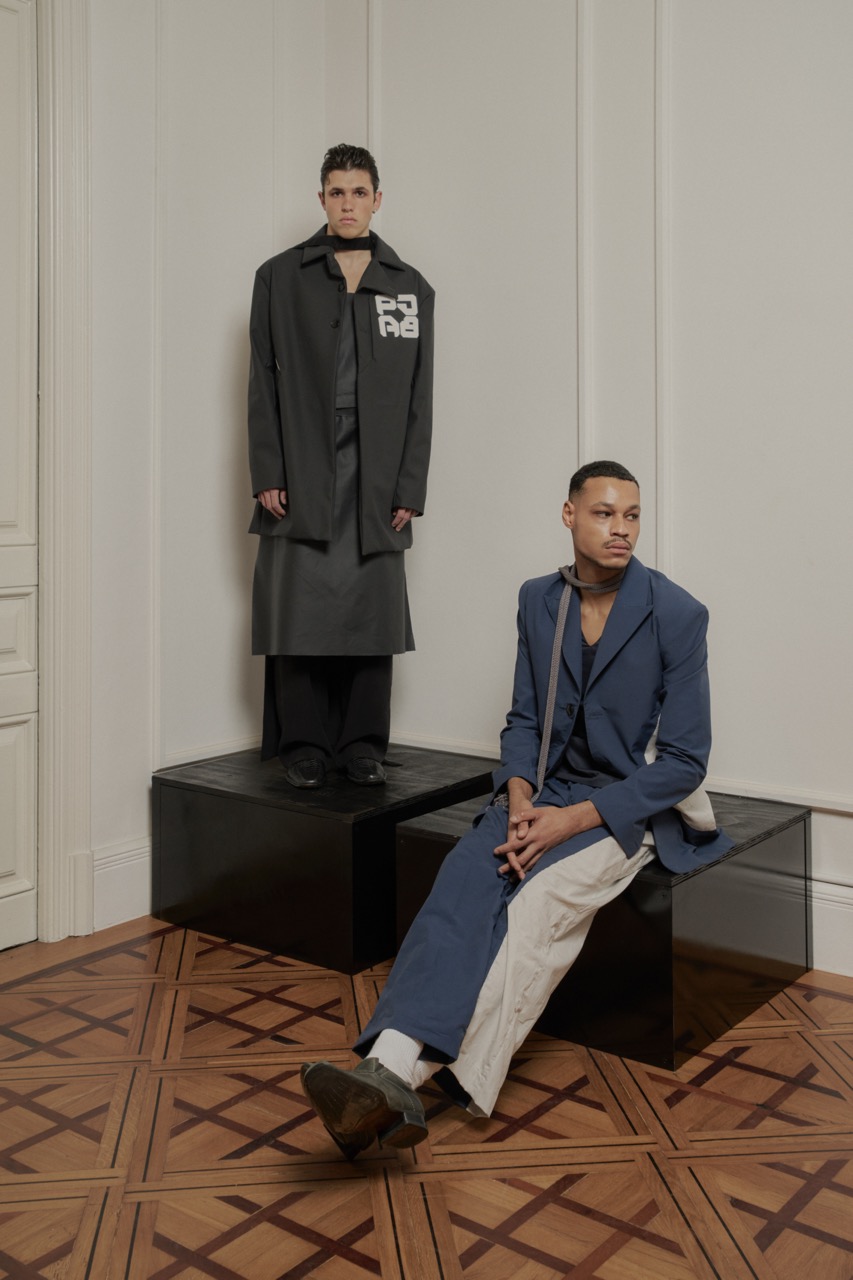 Models wearing Per Götesson x Armand Basi collection