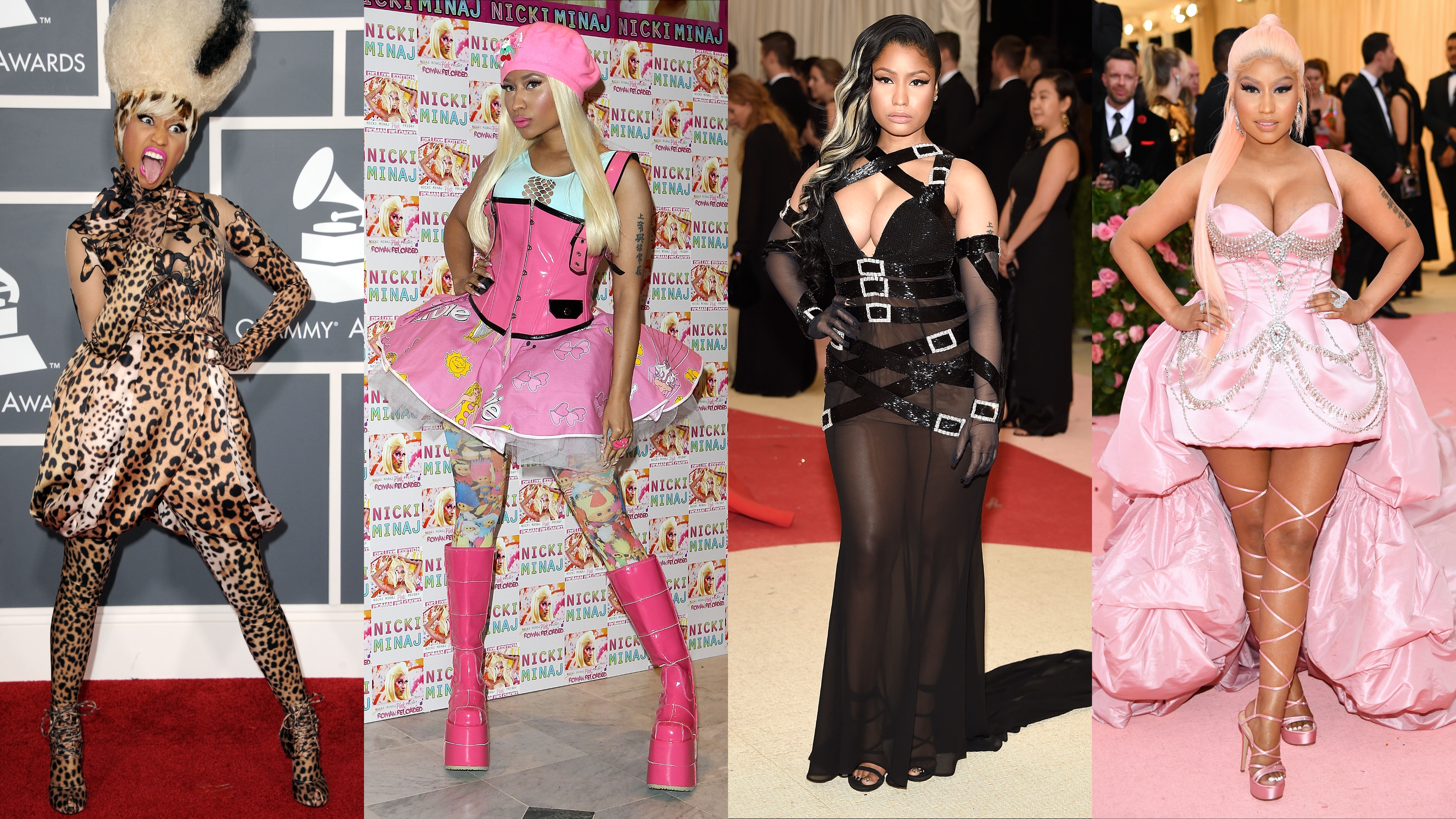 A guide to Nicki Minaj's style evolution, image size:3840x2160