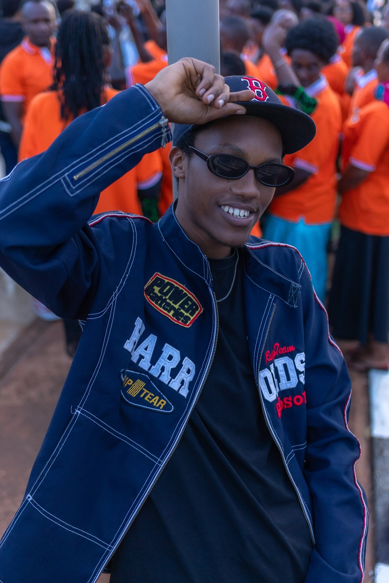 Kendrick Lamar fan Kevin at the Move Afrika concert in Kigali, Rwanda