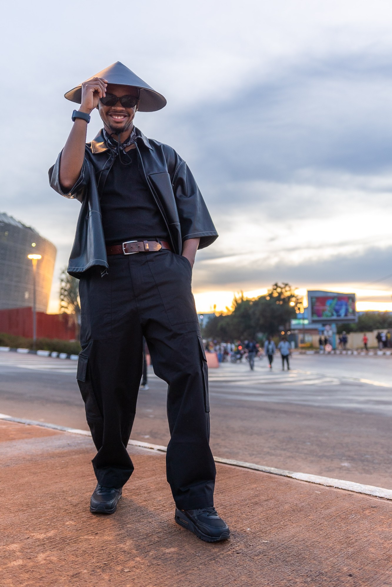 Kendrick Lamar fan Jay at the Move Afrika concert in Kigali, Rwanda