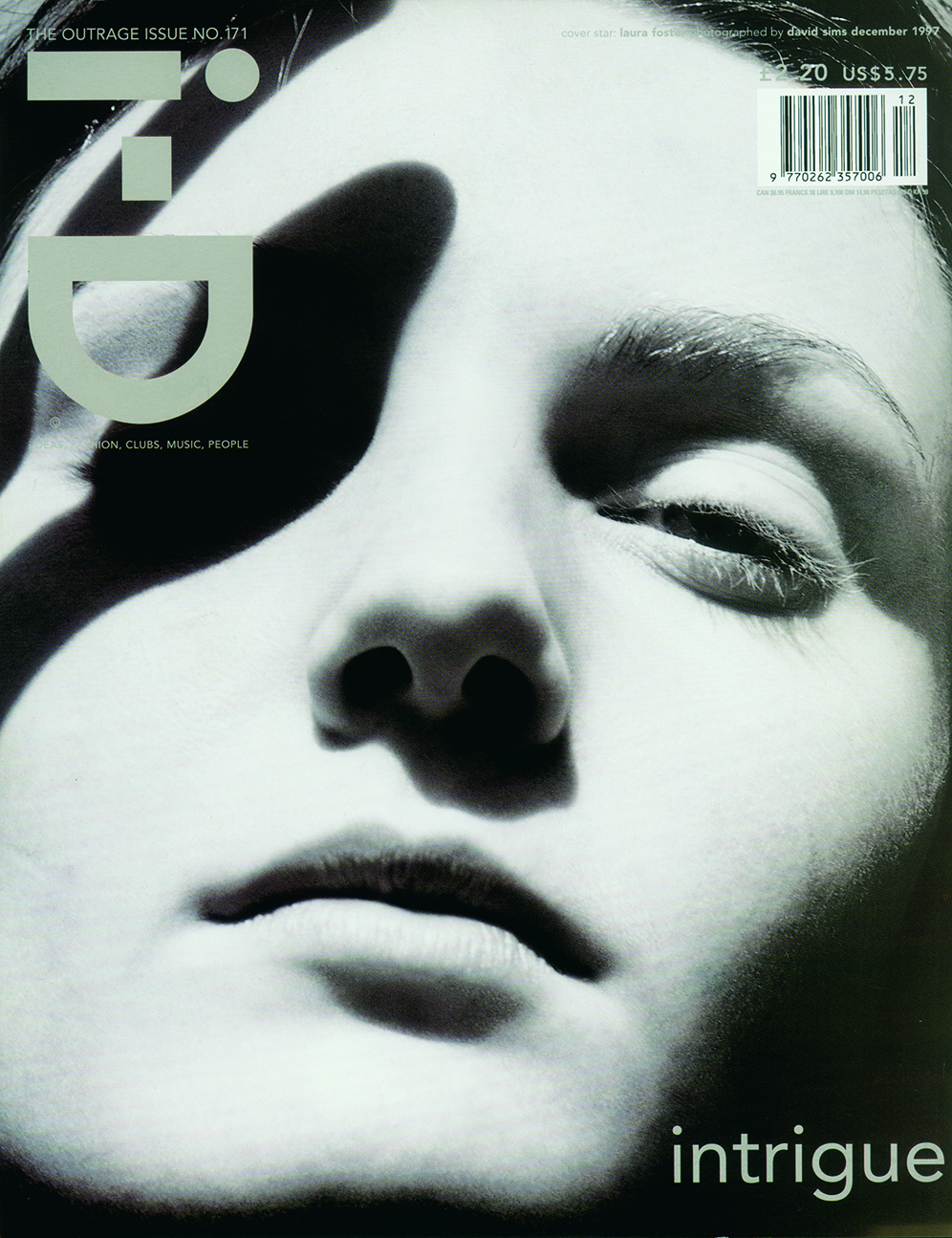 Laura Foster photography David Sims i-D magazine