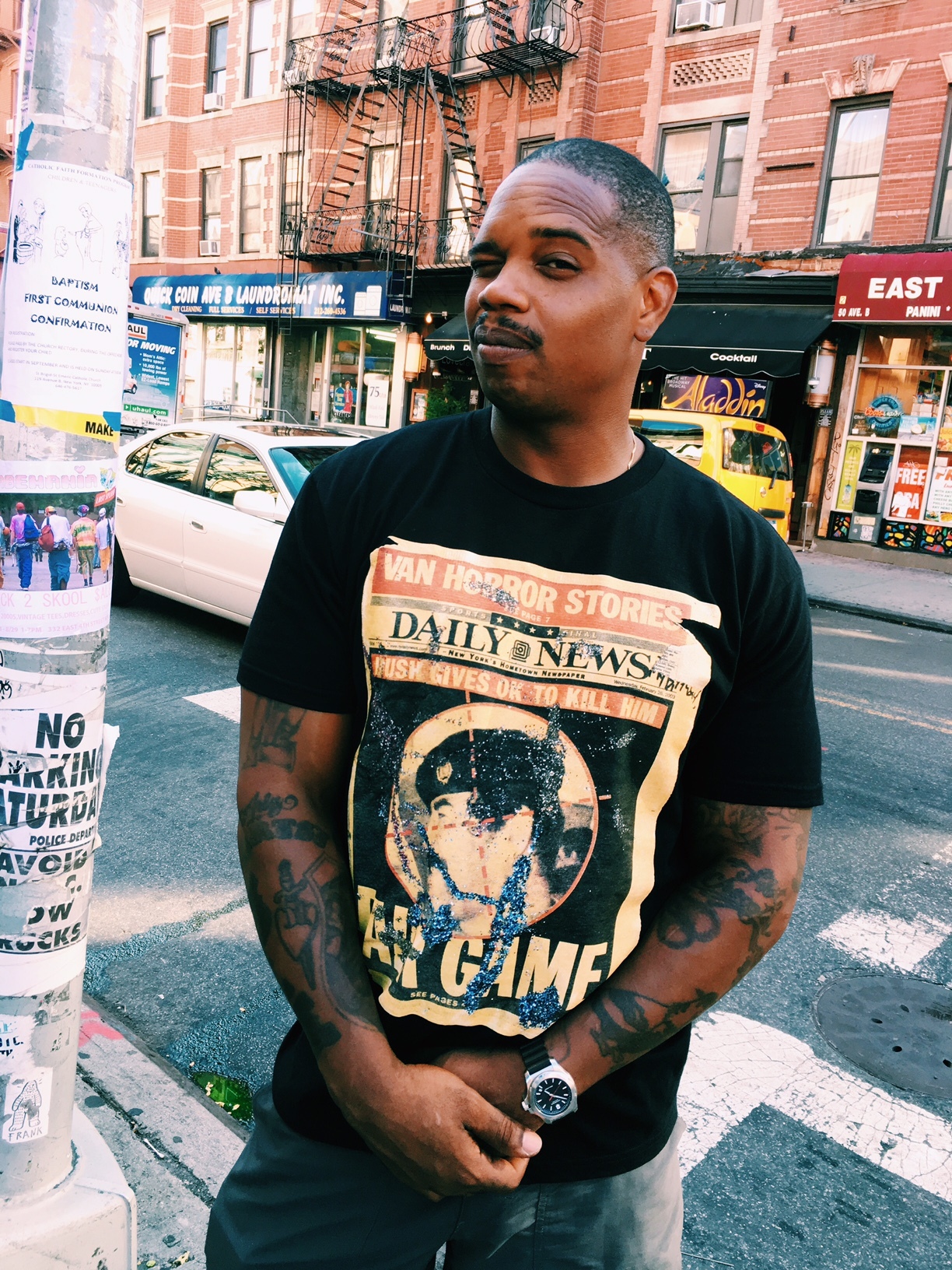 スケートボード Supreme Dash  Tee Supreme Dash Snow Tee Black Men's - FW16 - US