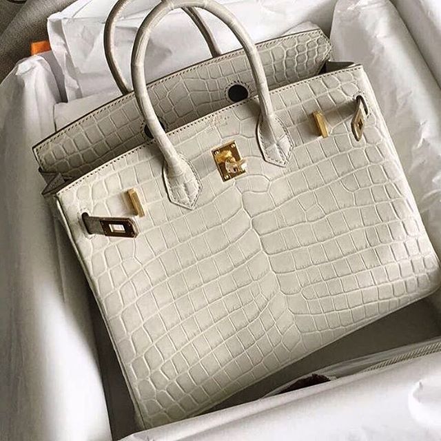 Diamond Birkin Hermes Crocodile Birkin Birkin Himalayan Handbag