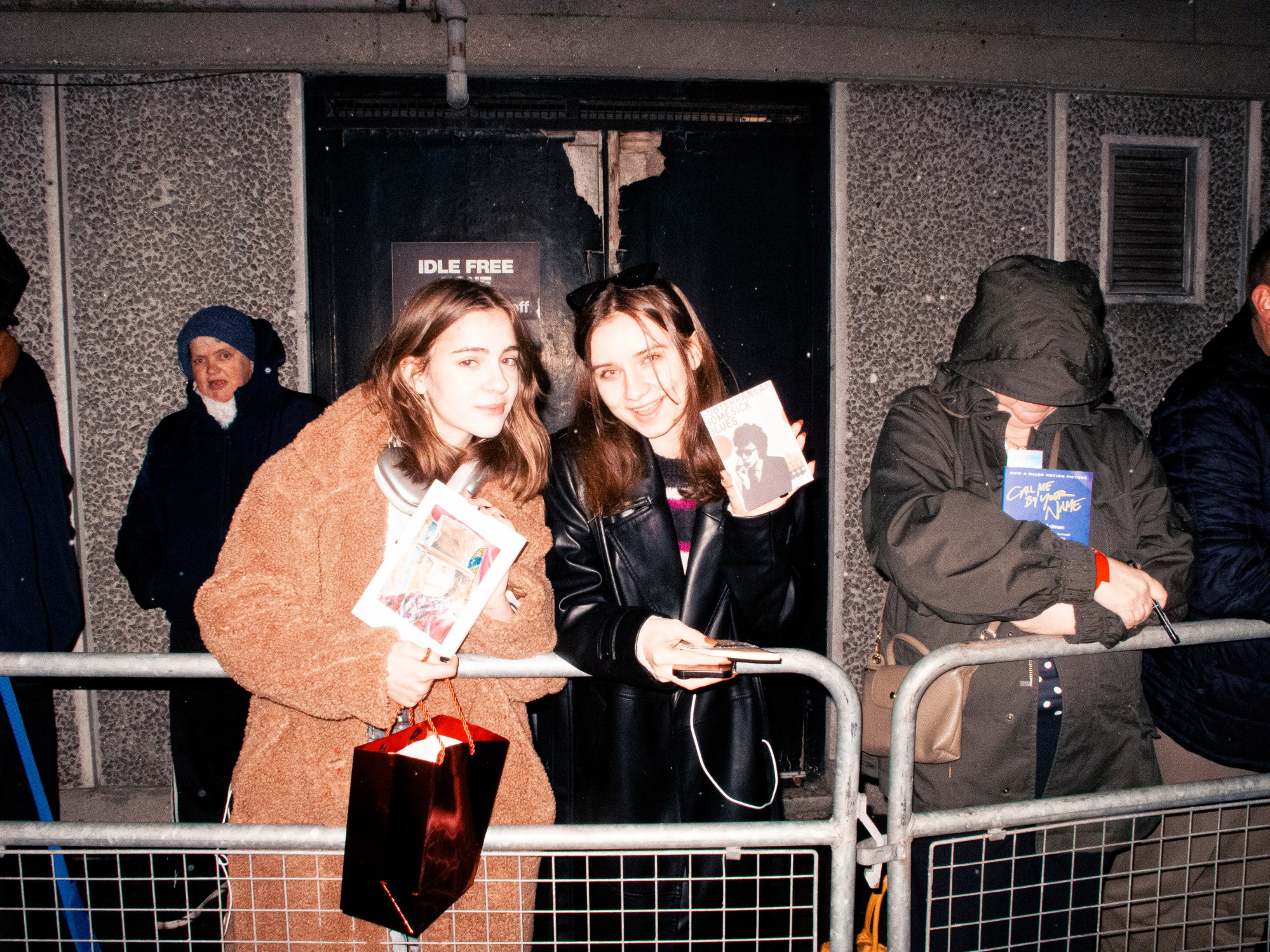 timothee chalamet fans outside bfi london southbank a complete unknown event