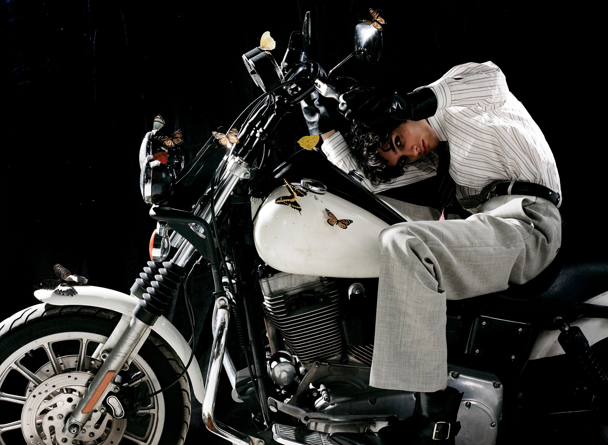 sombr i-D cover shoot