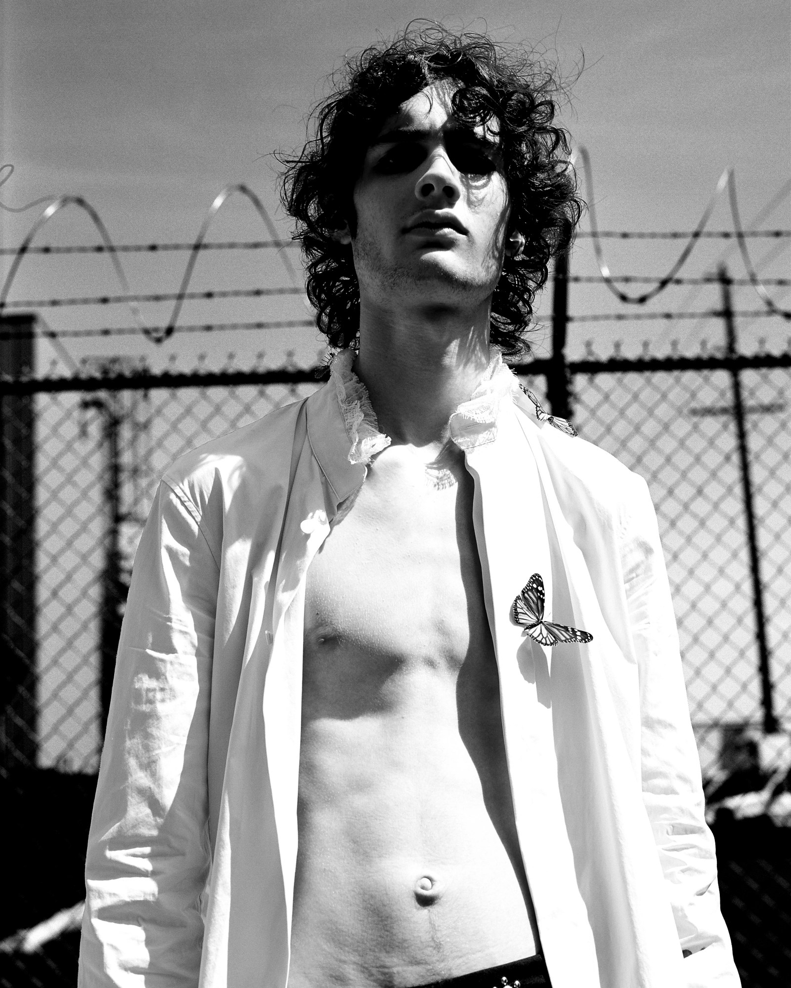 sombr i-D cover shoot