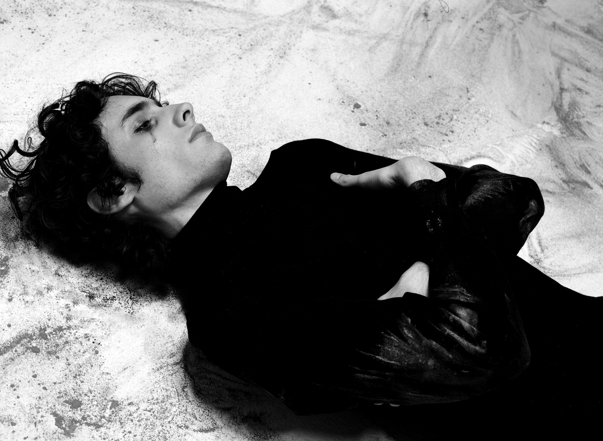 sombr i-D cover shoot