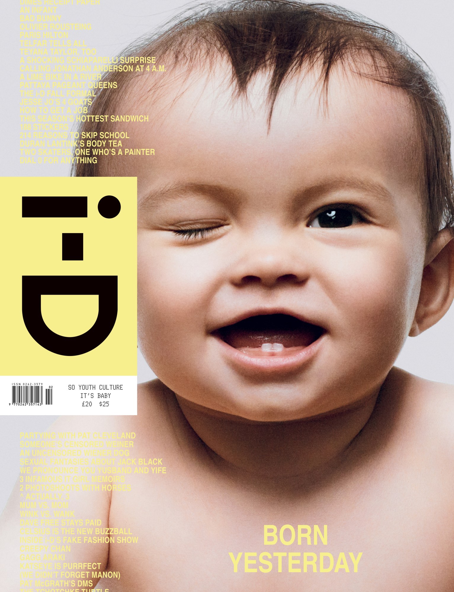 baby i-D cover issue fw 2025/6