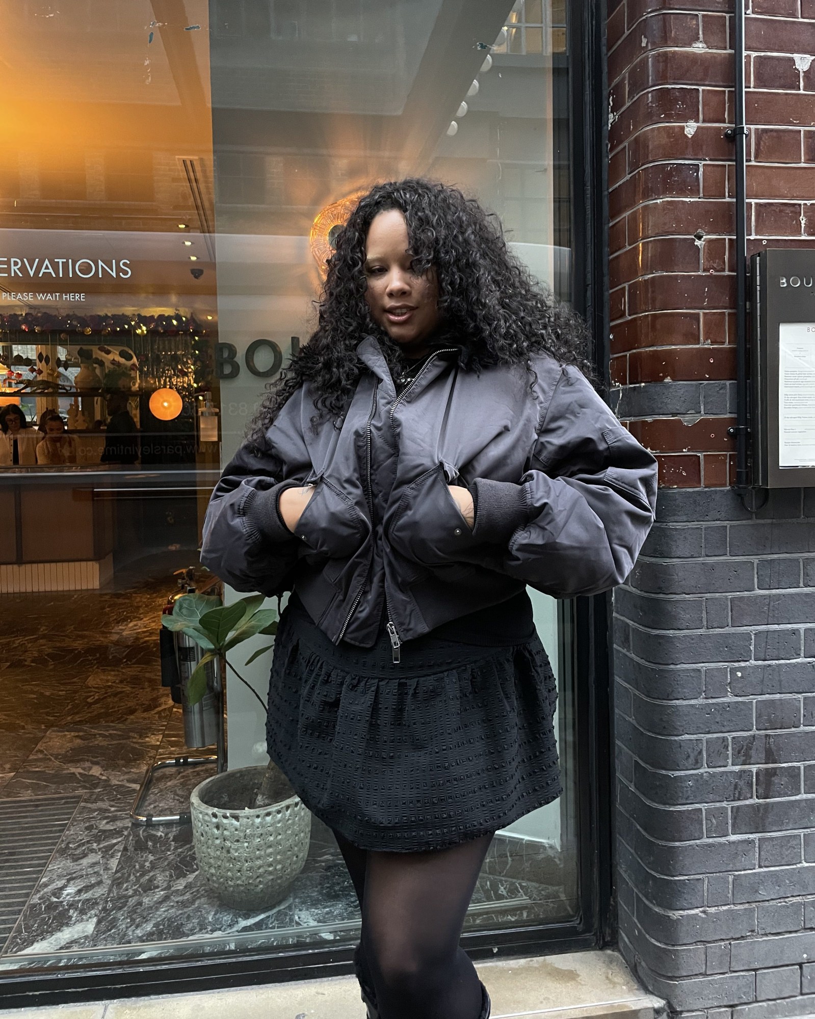 shygirl iphone shot picture outside boundary shoreditch east london for i-D